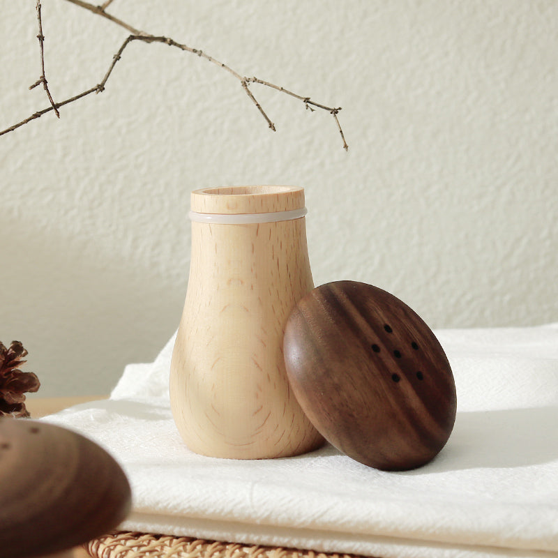 Adorable Mushroom Toothpick Holder - Solid Wood Dispenser for Kitchen/Dining Table (Gift-Ready)