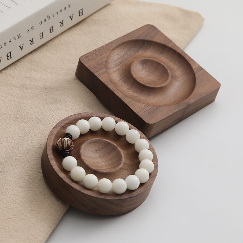 Solid Wood Bracelet Display Stand, Stationery Bracelet Storage Bracelet, Jewelry Accessories Tray, Ornaments, Photography Props Design Plate