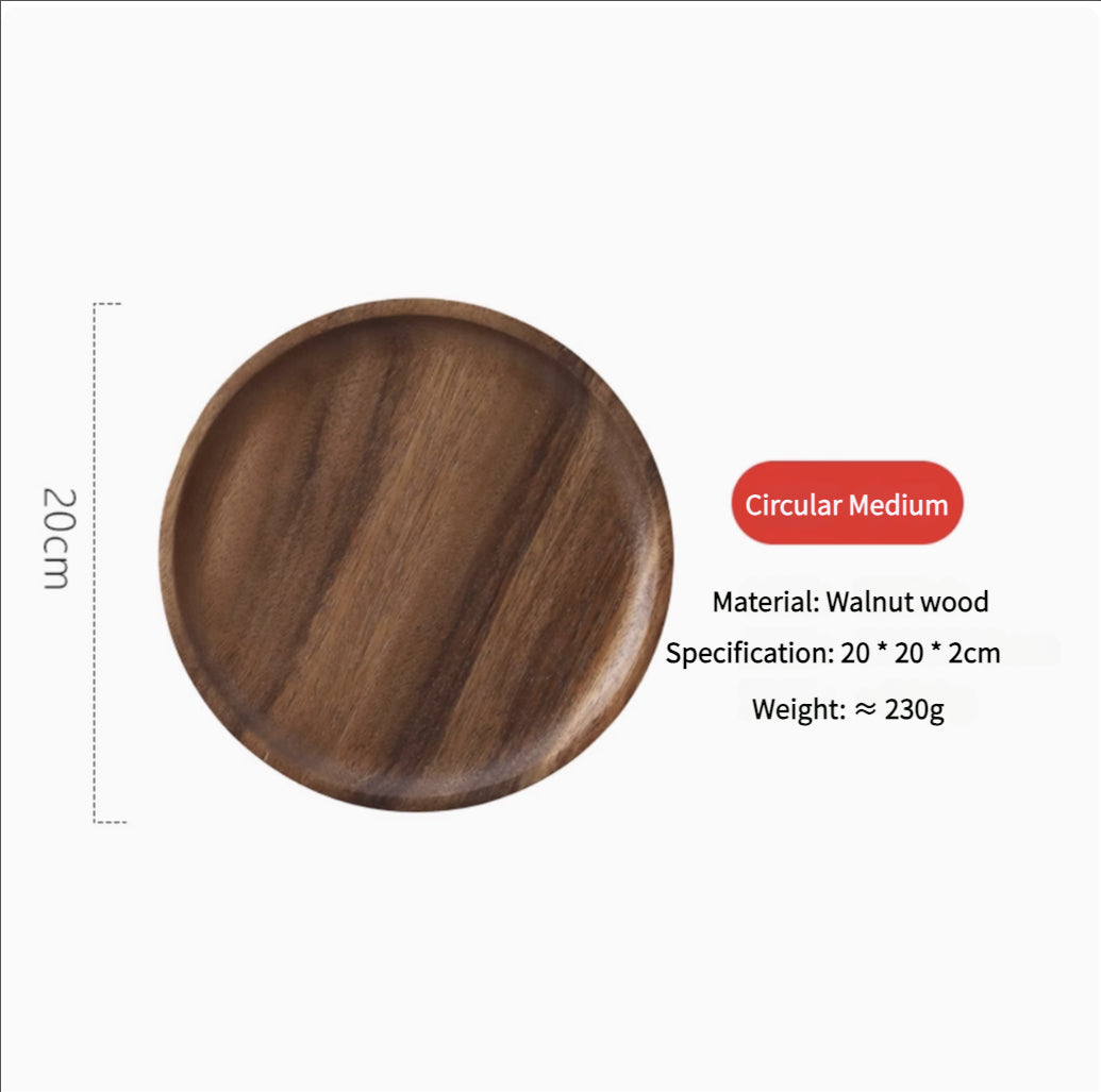 Solid Wood Tray, Japanese Breakfast Coffee, Tea Cup Plate, Dry Tea Plate, Afternoon Tea Set, Bread, Dim Sum Plate