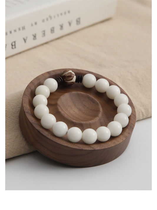 Professional Jewelry Display Stand - Solid Wood Bracelet Organizer with 12 Slots (Retail Store Showcase)