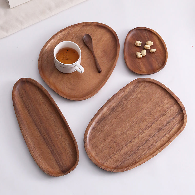 Solid Wood Tray, Japanese Breakfast Coffee, Tea Cup Plate, Dry Tea Plate, Afternoon Tea Set, Bread, Dim Sum Plate