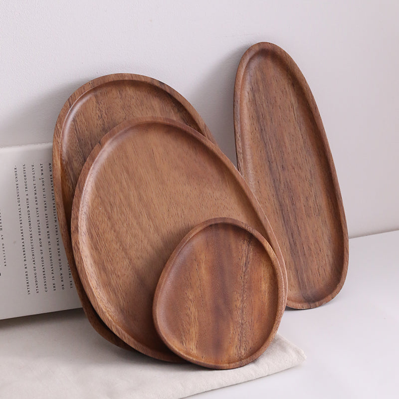 Solid Wood Tray, Japanese Breakfast Coffee, Tea Cup Plate, Dry Tea Plate, Afternoon Tea Set, Bread, Dim Sum Plate