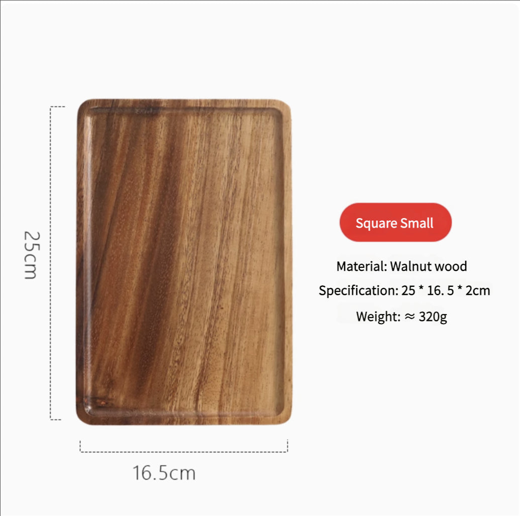 Solid Wood Tray, Japanese Breakfast Coffee, Tea Cup Plate, Dry Tea Plate, Afternoon Tea Set, Bread, Dim Sum Plate