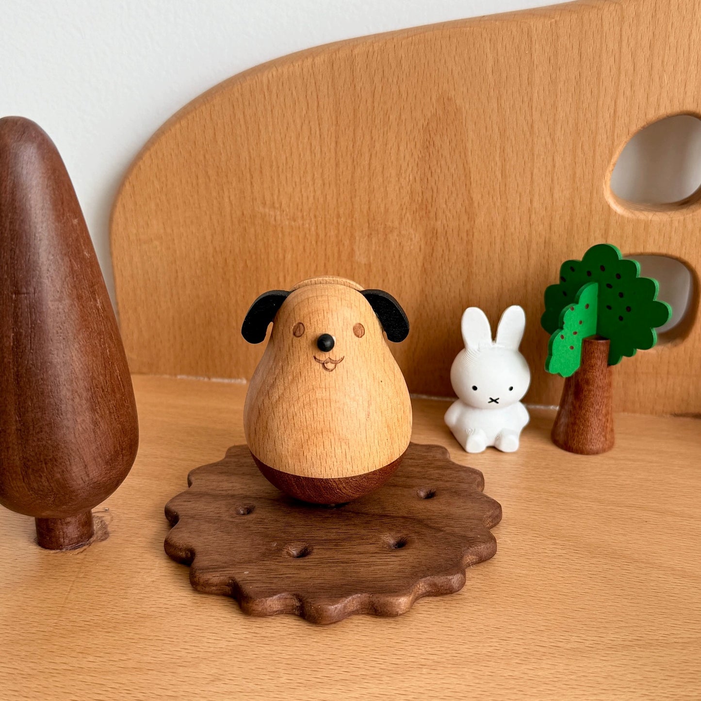 Wholesale Wooden Handicrafts – Creative Cartoon Animal New Year Decorations (Factory Direct, Bulk Discount, Eco-Friendly Gifts)
