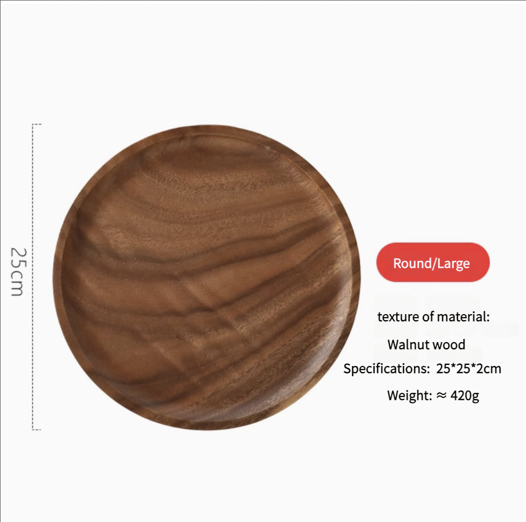 Solid Wood Tray, Japanese Breakfast Coffee, Tea Cup Plate, Dry Tea Plate, Afternoon Tea Set, Bread, Dim Sum Plate