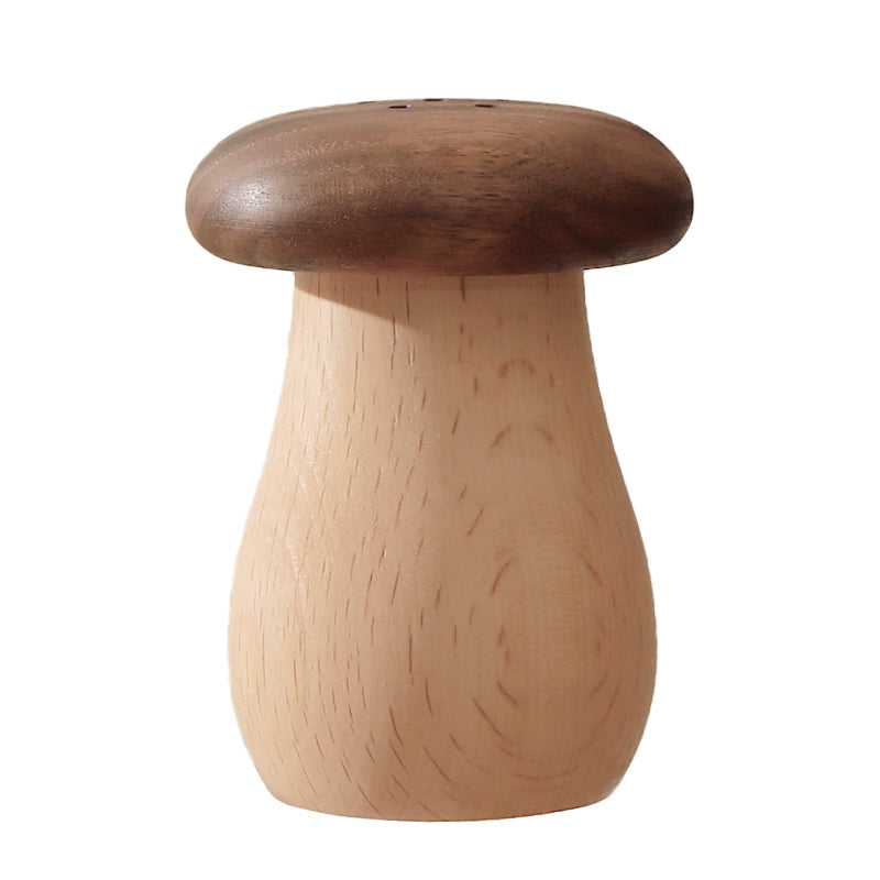 Adorable Mushroom Toothpick Holder - Solid Wood Dispenser for Kitchen/Dining Table (Gift-Ready)
