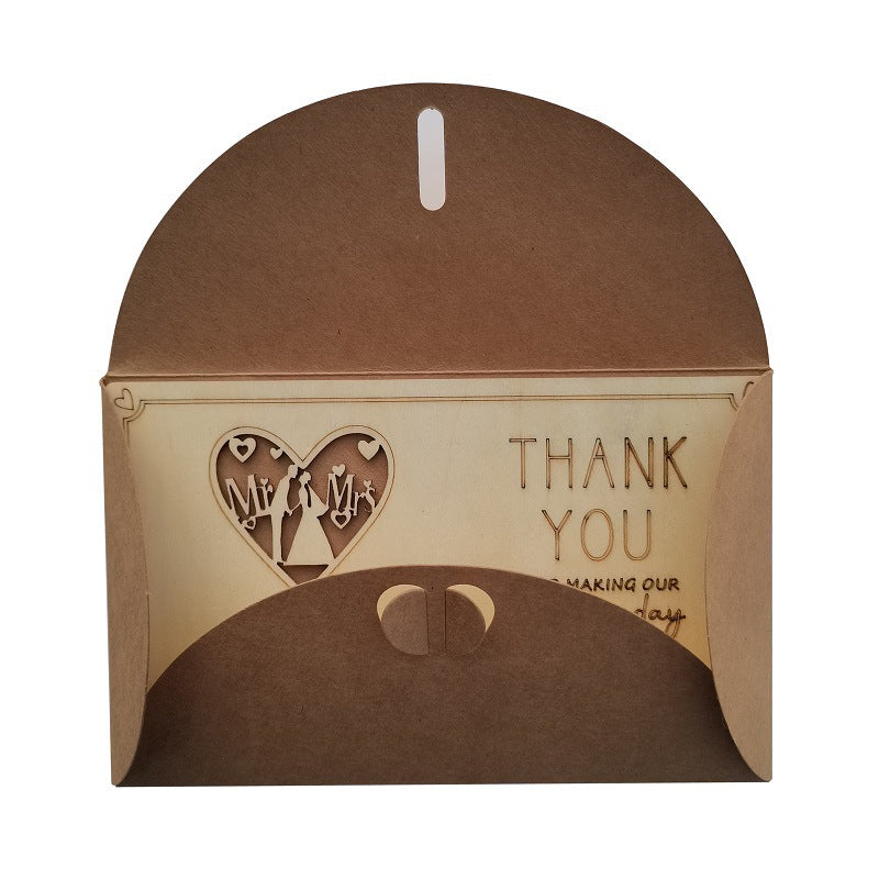 Eco-Friendly Wooden Save the Date Card - Handmade with Botanical Engraving & Recyclable Packaging (Perfect for Rustic Weddings)