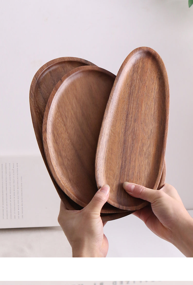 Solid Wood Tray, Japanese Breakfast Coffee, Tea Cup Plate, Dry Tea Plate, Afternoon Tea Set, Bread, Dim Sum Plate