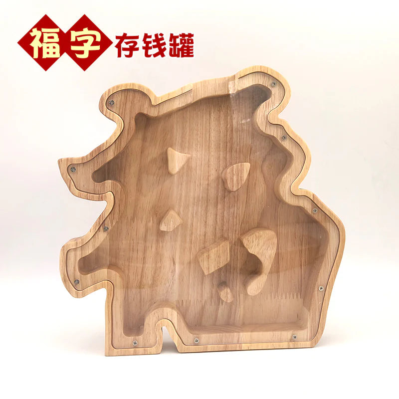 Lucky Piggy Bank 2025 New Gift Piggy Bank Zero Cash Box Living Room Decoration Holiday Wedding Birthday Gift