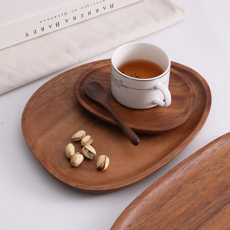Solid Wood Tray, Japanese Breakfast Coffee, Tea Cup Plate, Dry Tea Plate, Afternoon Tea Set, Bread, Dim Sum Plate