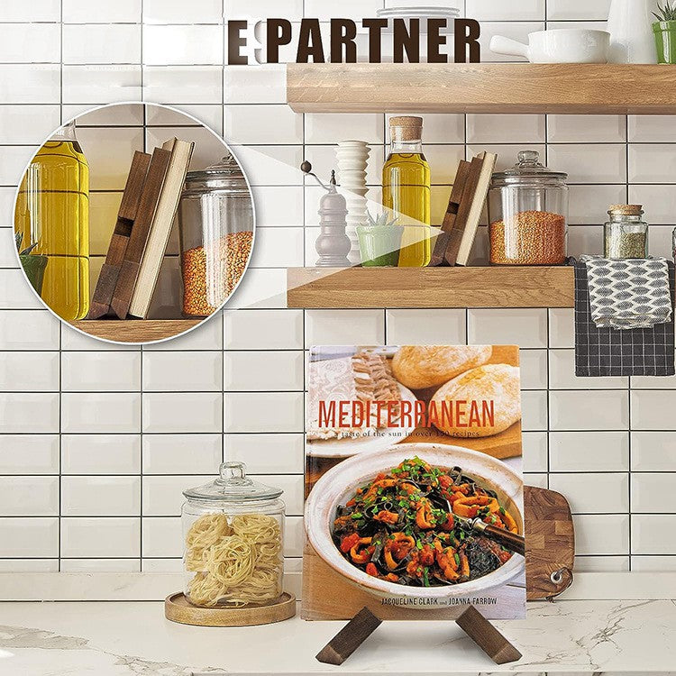 Wooden Restaurant, Home Menu Rack, Kitchen Menu Display Rack, Hanging Study Desk, Reading Wooden Book Stand