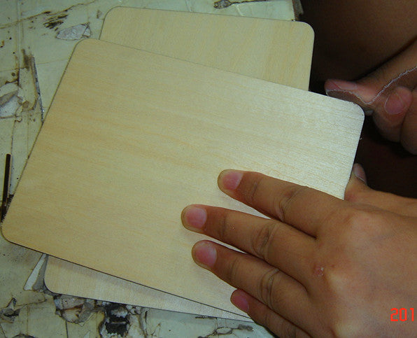 Blank Wooden Postcards, Wood Chips, Opposite Sex Wood Chips