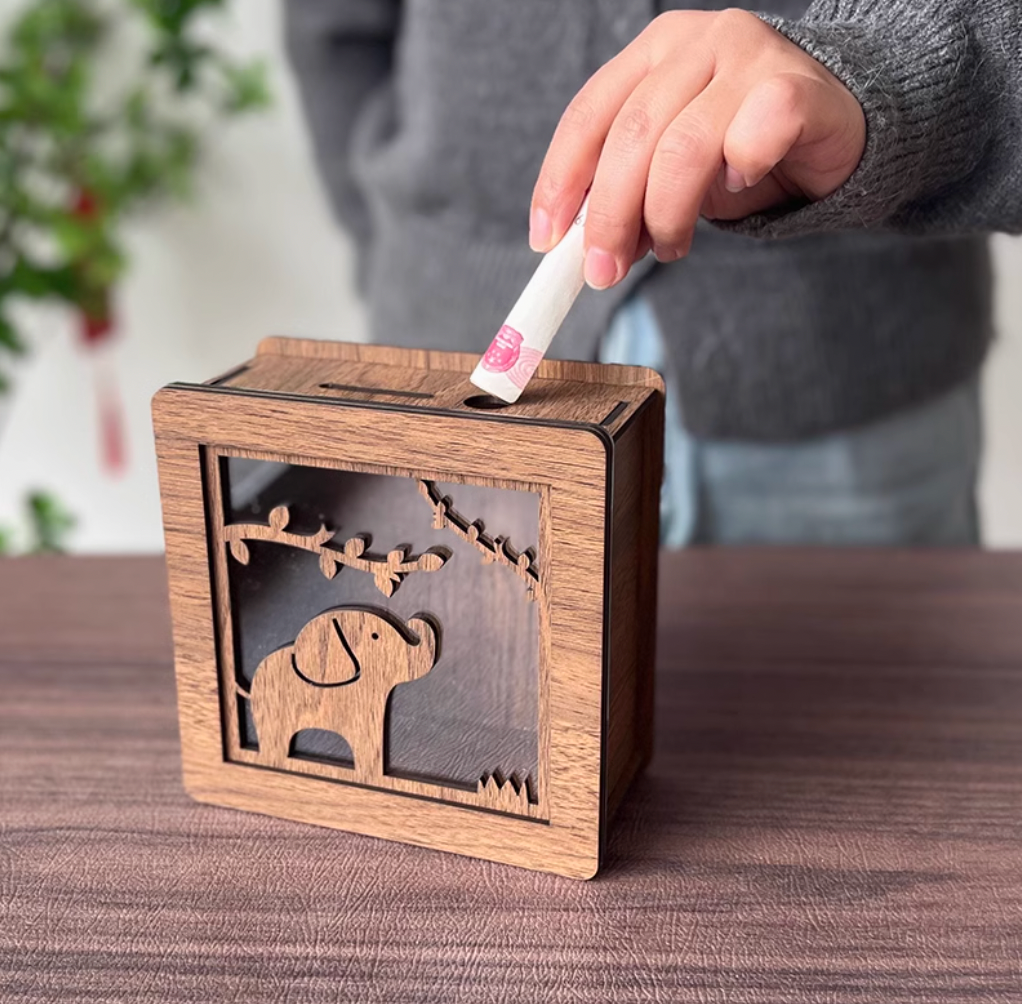 (New Model In 2025) The Piggy Bank Only Has Access For Children, Boys, And Girls. The Piggy Bank Only Stores Money And Does Not Accept Internet Celebrities