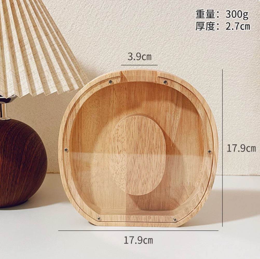 Internet Celebrity Wooden Letter Piggy Bank Piggy Bank Coin Change Storage Box Ornament Birthday Gift