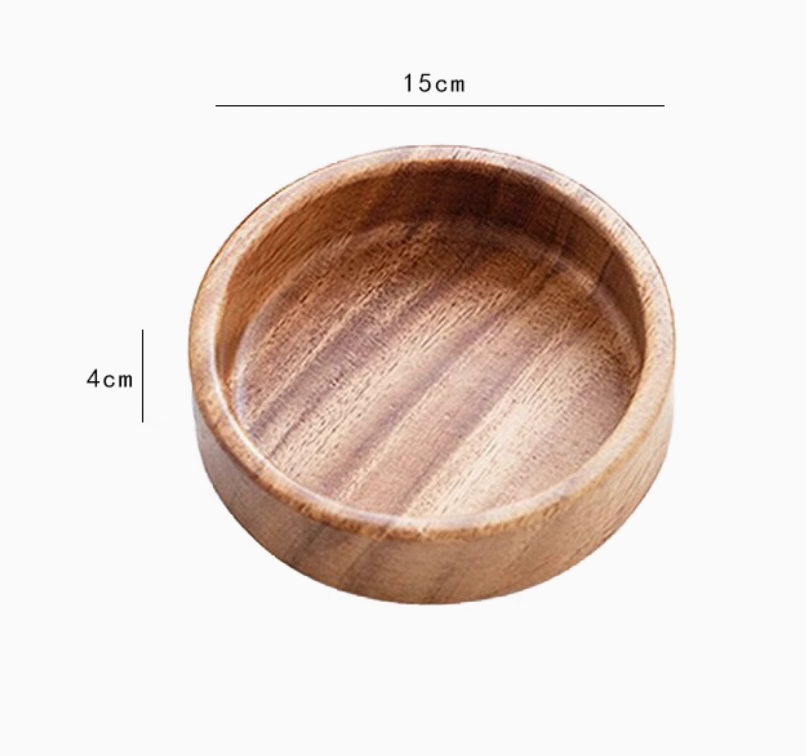 Walnut wood Dim sum tray Pastry nut square bowl Dried fruit tray Storage box Solid wood fruit tray Wood plate