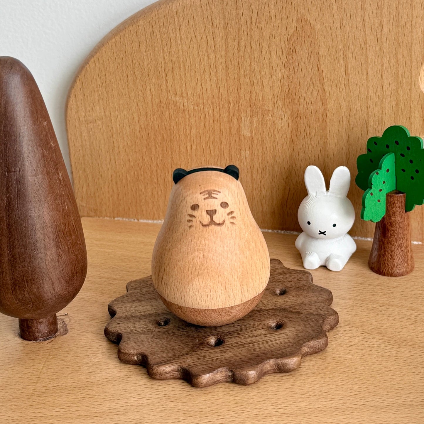 Wholesale Wooden Handicrafts – Creative Cartoon Animal New Year Decorations (Factory Direct, Bulk Discount, Eco-Friendly Gifts)