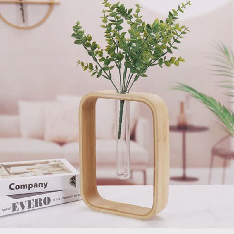 Scandinavian Wall Flower Pots - Minimalist Hanging Hydroponics for Indoor Plants | Geometric Wall Art & Home Greenery Decor