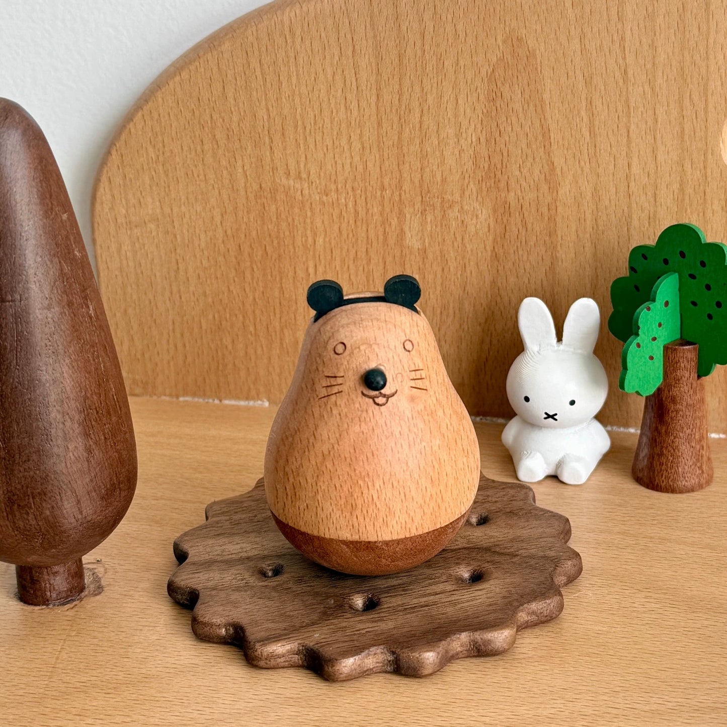 Wholesale Wooden Handicrafts – Creative Cartoon Animal New Year Decorations (Factory Direct, Bulk Discount, Eco-Friendly Gifts)