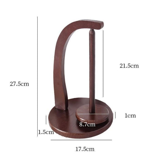 Multi-Purpose Yarn Organizer - Wooden Rotatable Thread Spool with Anti-Slip Base | Ideal for Crochet/Embroidery/Yarn Craft