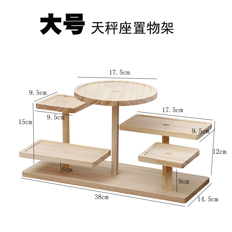 Modern Staircase Shelf - Multi-Purpose Wood Storage Rack for Books/Plants/Collectibles (Wall-Mounted Space Saver)