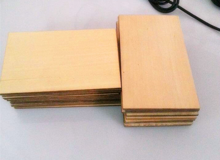 Blank Wooden Postcards, Wood Chips, Opposite Sex Wood Chips