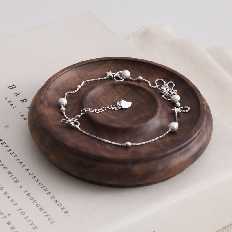 Black Walnut Solid Wood Bracelet Plate, Round Bead Loose Bead Bracelet Design Plate, Cultural Toy Display Stand, Solid Wood Bracelet Display Plate