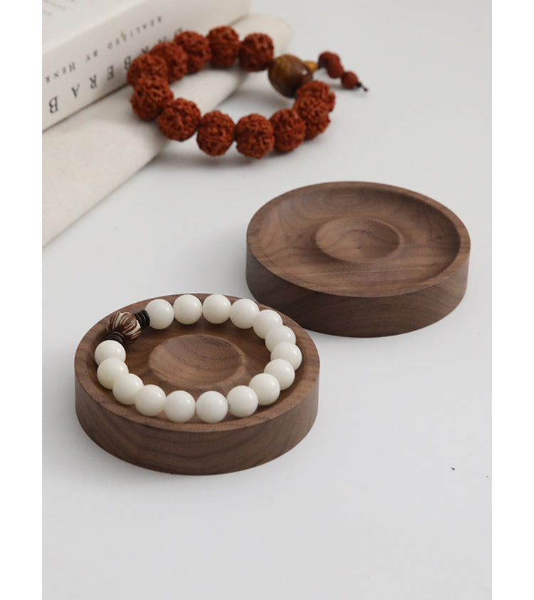 Solid Wood Bracelet Display Stand, Stationery Bracelet Storage Bracelet, Jewelry Accessories Tray, Ornaments, Photography Props Design Plate